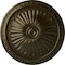 Ekena Millwork Alexa Ceiling Medallion (Fits Canopies up to 3"), Hand-Painted Green Gold, 15"OD x 1 3/4"P CM14AXGGS - alternate 1